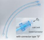 Tracheal Tube Introducer (Bougie), Vented Tip, With D Connector 15mm+Luer Lock - Image 2