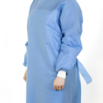REINFORCED,SURGICAL GOWN W/ HAND TOWEL, BLUE STERILE. ALL SIZES ( S, M, L, XL )