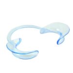 cheek retractors clear & clear blue Large